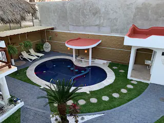 casas en la playa con alberca